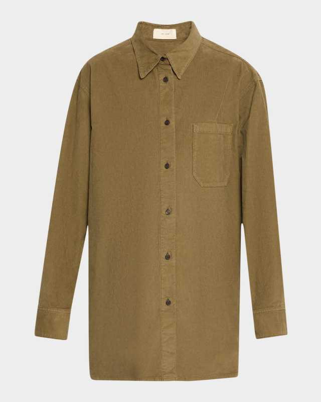 Idro Corduroy Collared Shirt
